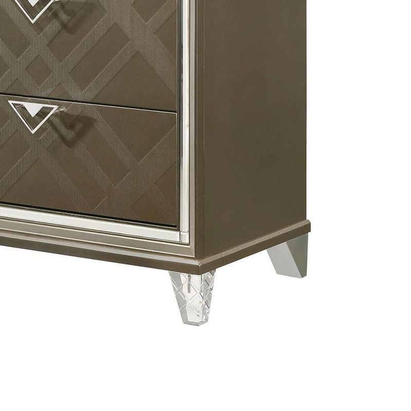 31&#34; Skylar Nightstand Dark Champagne - Acme Furniture