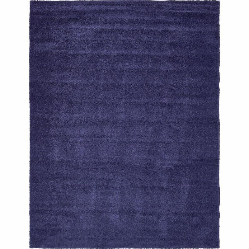 Unique Loom 10' 0 x 13' 0 Solo Calabasas Navy Blue Area Rug