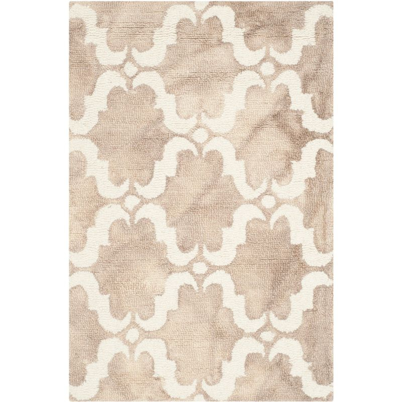 Dip Dye DDY536 Hand Tufted Indoor Accent Rug - Beige/Ivory - 2'x3' - Safavieh