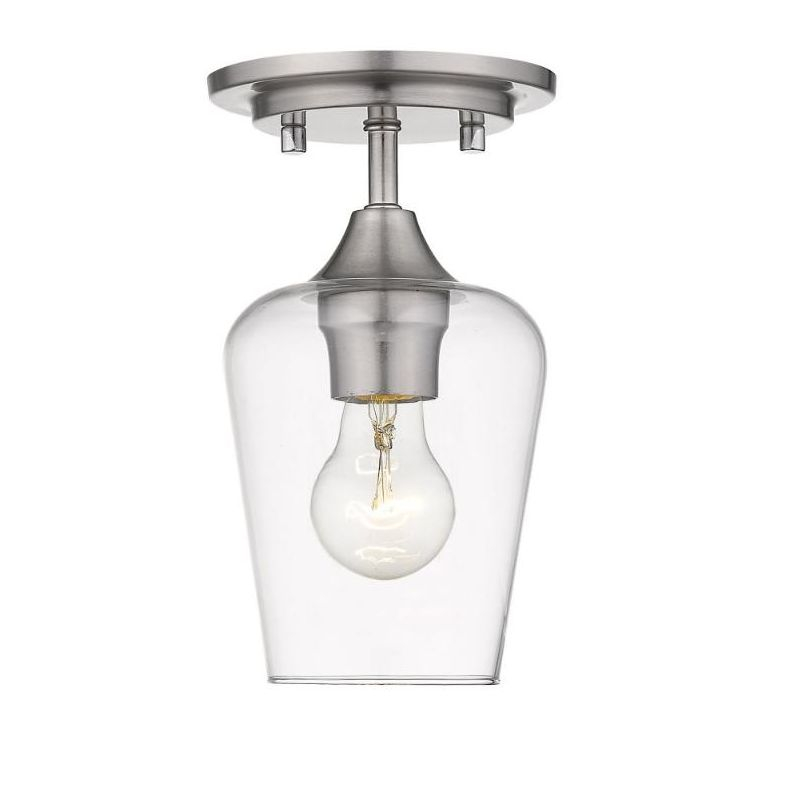 Z-Lite Joliet 1 - Light Flush Mount in  Brushed Nickel
