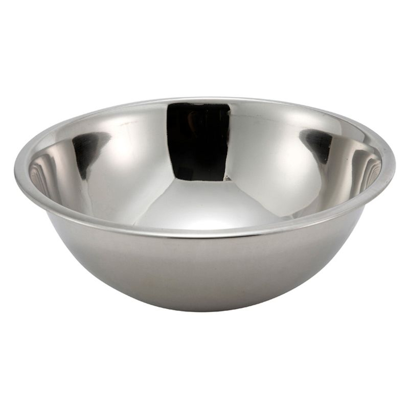Winco Mixing Bowl, Economy, Stainless Steel, 8 Quart