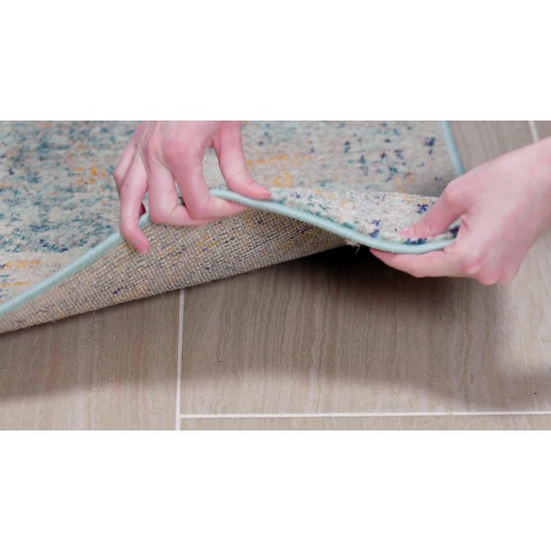Madison MAD457 Power Loomed Indoor Accent Rug - Light Blue/Beige - 2'2"x4' - Safavieh