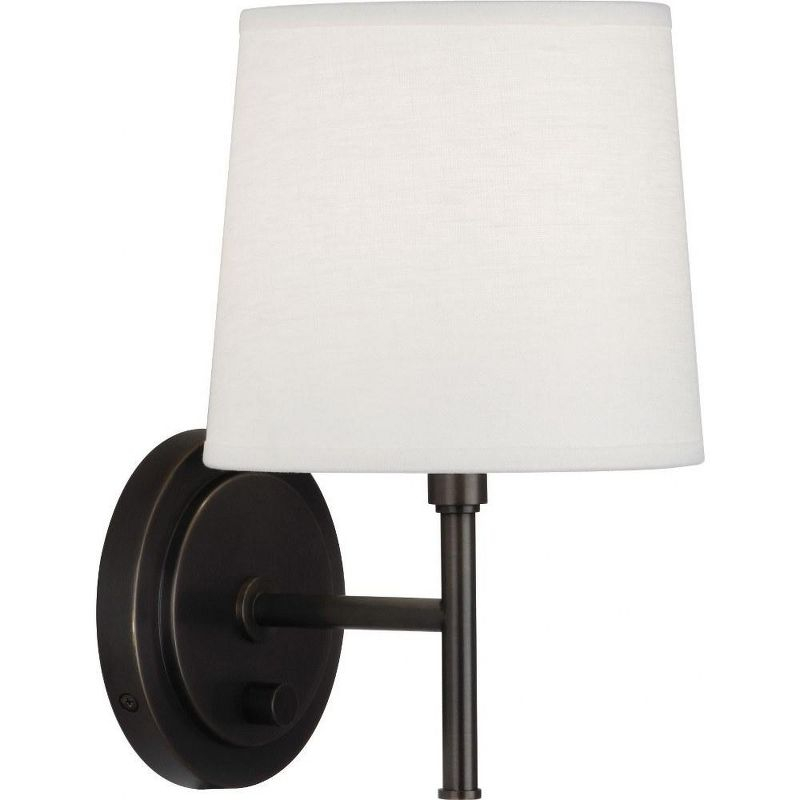 Robert Abbey Bandit Solid Brass Plug-in Armed Sconce