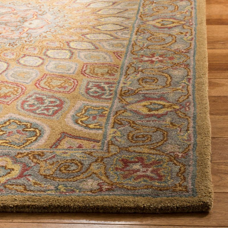 Heritage HG914 Hand Tufted Area Rug - Light Brown/Grey - 8'x10' - Safavieh.