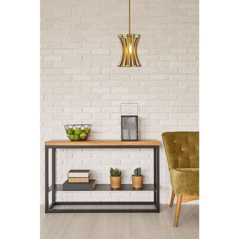 Elegant Lighting Lily 1 light pendant in brass