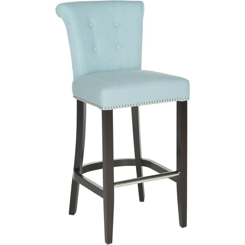 Addo Ring Bar Stool - HUD8242 - Sky Blue - Safavieh