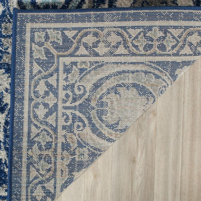 Evoke EVK251 Power Loomed Accent Rug - Blue/Ivory - 2'2"x4' - Safavieh.