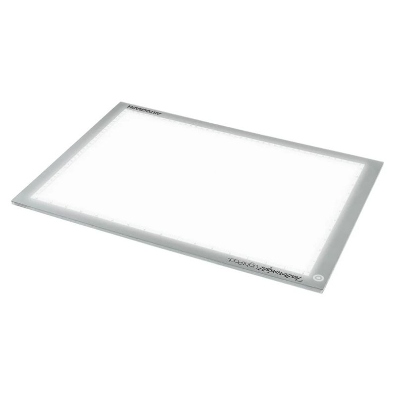 Artograph Featherweight Ultra Thin Lightpad, 12" x 17" Dimmable Slim LED Lightbox Drawing Board for Tracing, Crafting, and Drafting