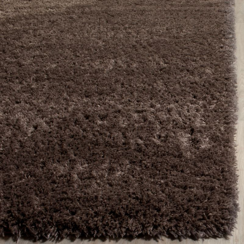 Indie Shag SGI320 Power Loomed Indoor Area Rug - Dark Grey - 5'1"x7'6" - Safavieh.