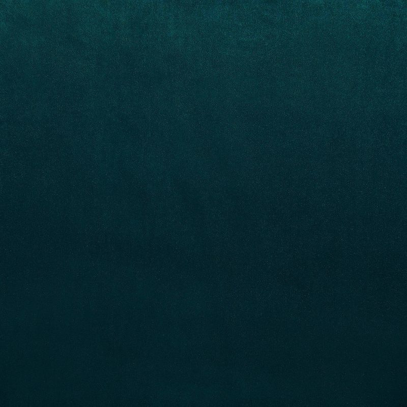 Set of 2 (84"x54") Velvet Back Tab Light Filtering Window Curtain Panels Teal - Exclusive Home: Polyester, Plain Weave