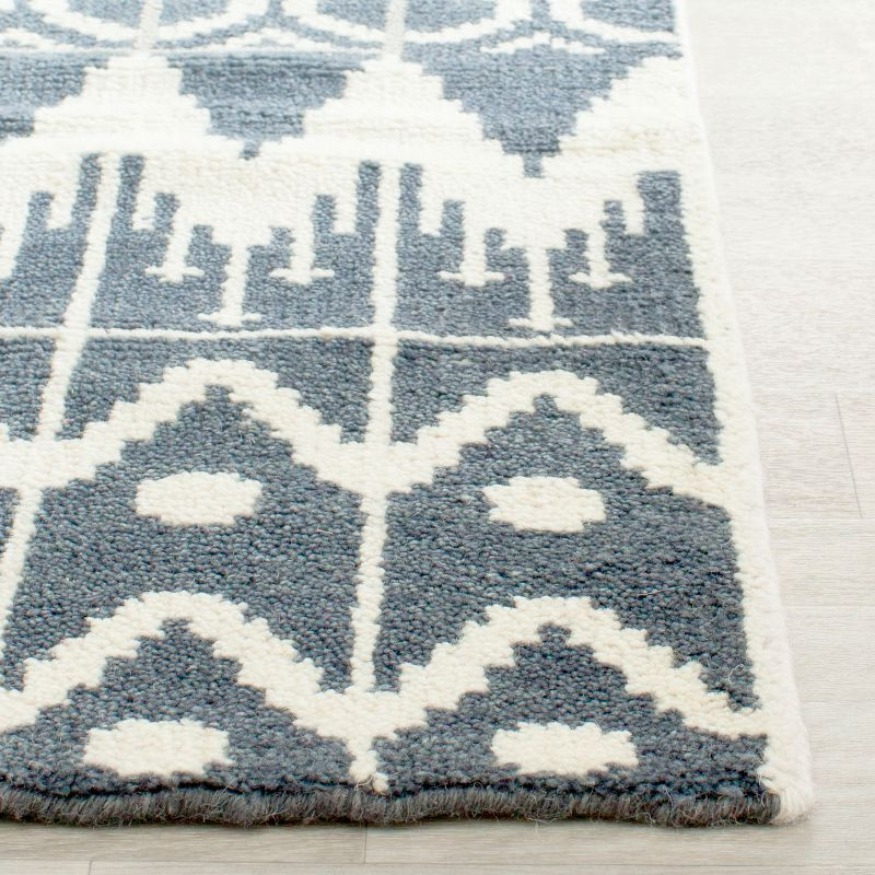 Kenya KNY606 Hand Knotted Area Rug - Charcoal - 4'x6' - Safavieh
