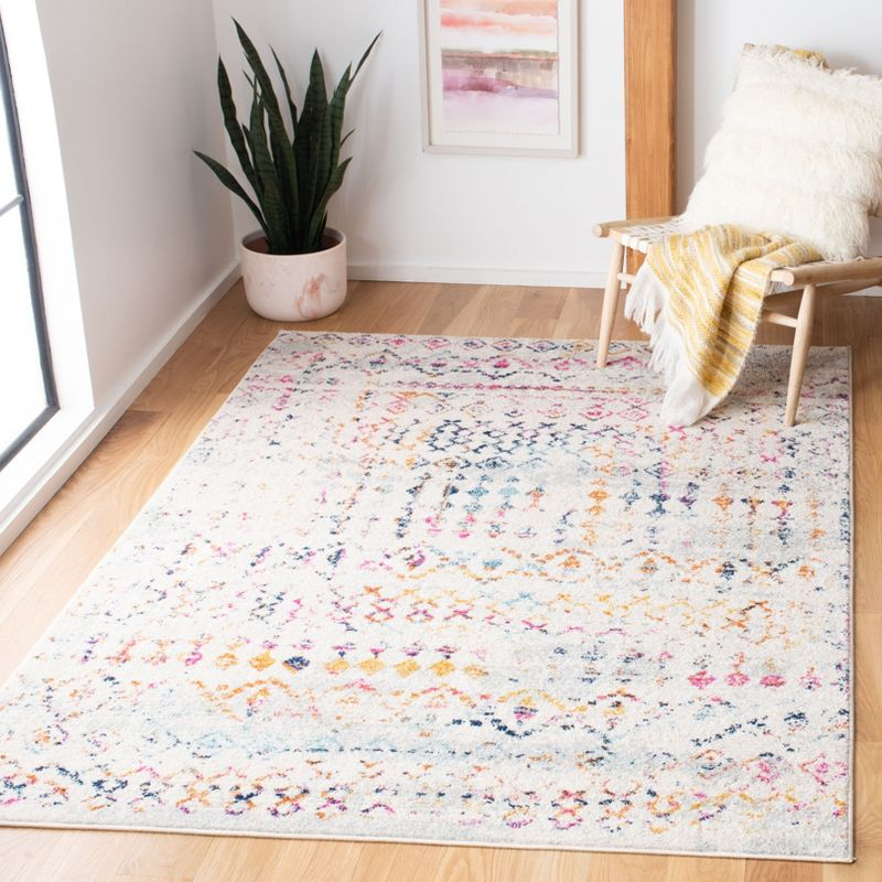 Tulum TUL240 Power Loomed Indoor Area Rug - Ivory/Gold - 8'x10' - Safavieh
