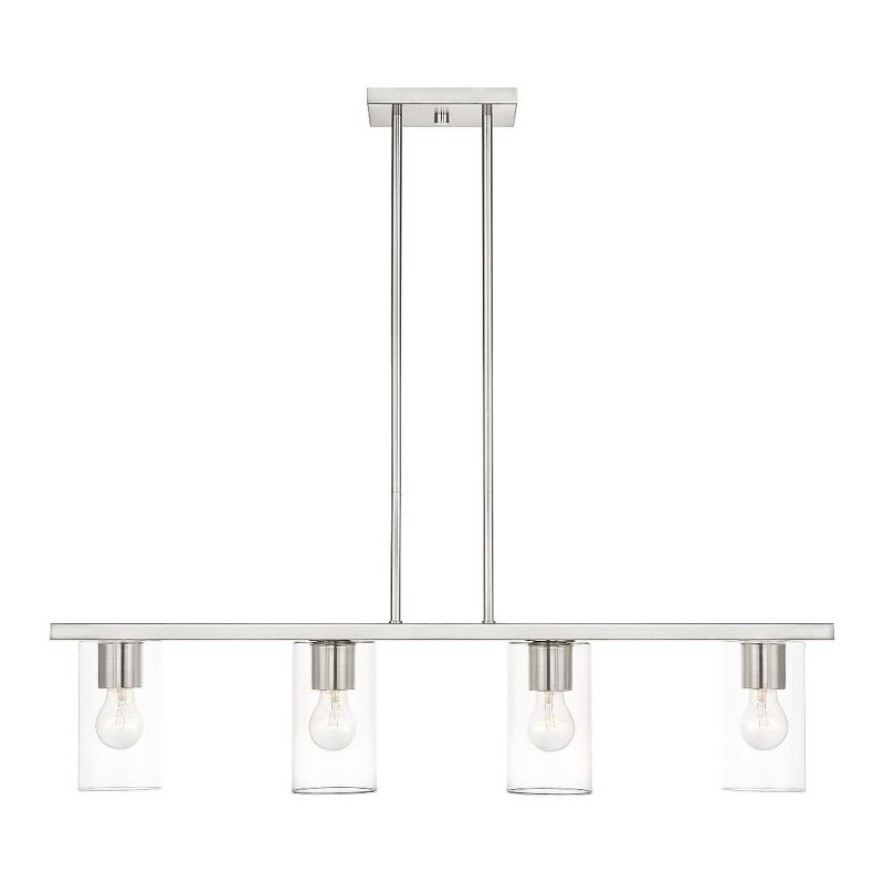 Livex Lighting Zurich 4 - Light Chandelier in  Brushed Nickel