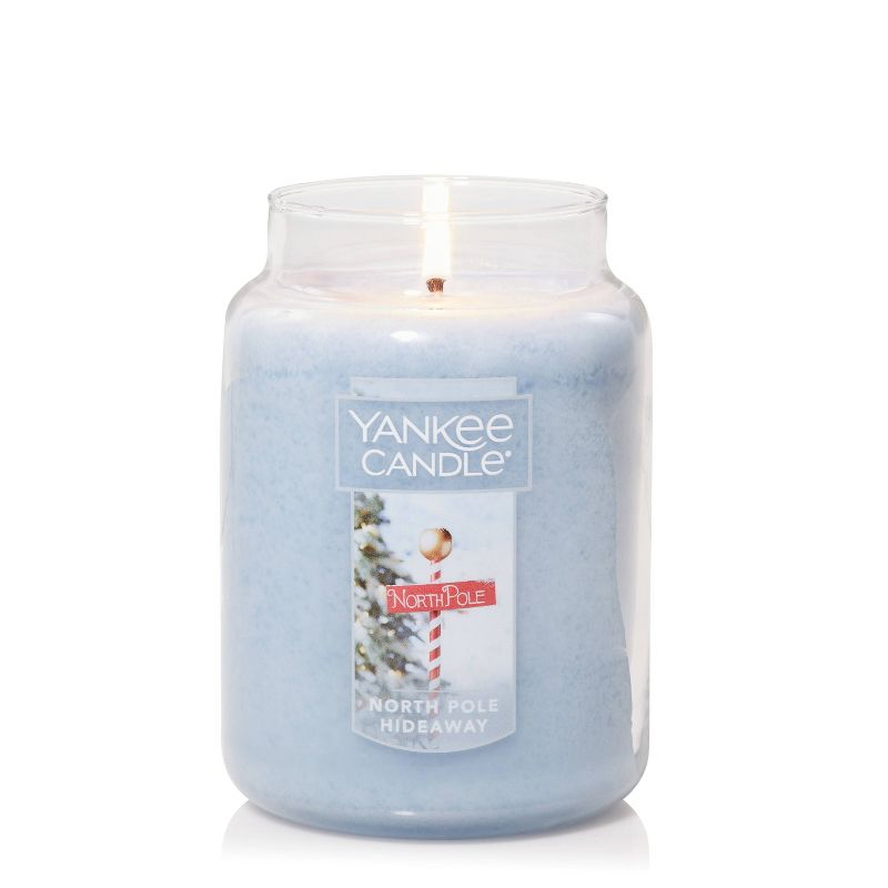 Yankee Candle Glass North Pole Hideaway Original Jar Candle 22oz