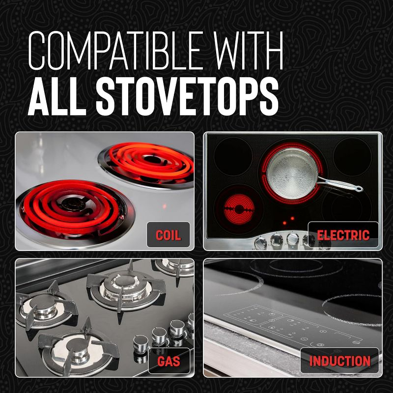 Hell's Kitchen PFAS-Free Hybrid 11" Fry Pan,