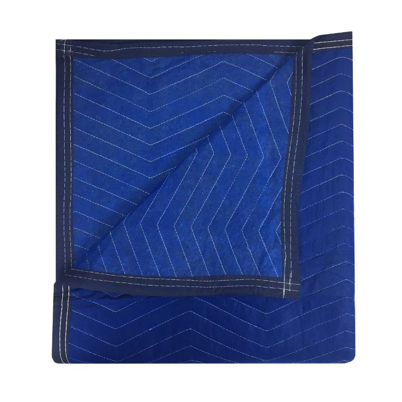 UBMOVE 6 Pack of Blue Economy Moving Blanket 72" x 80",  43 lbs./Doz