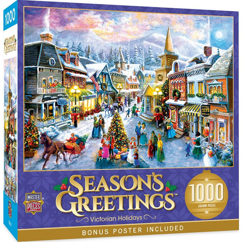 MasterPieces 1000 Piece Christmas Jigsaw Puzzle - Victorian Holidays