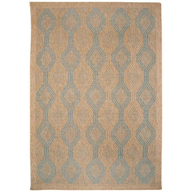 Liora Manne Sahara Links Indoor/Outdoor Rug Aruba 6'6" x 9'4"
