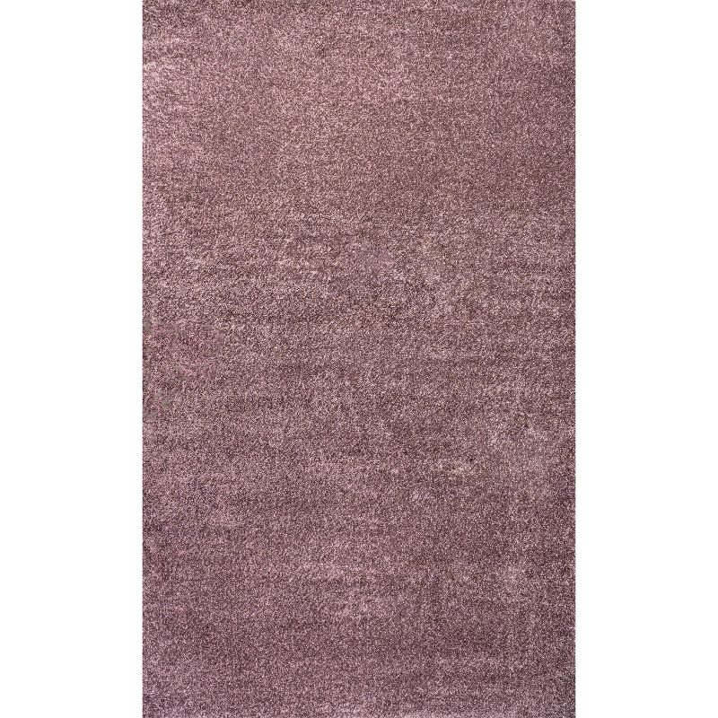 8'x10' Haze Solid Low-Pile, Light Purple - JONATHAN Y