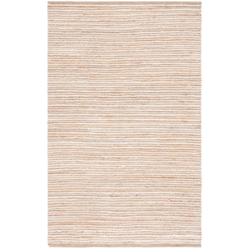 Cape Cod CAP151 Handmade Woven Area Rug - Natural/Ivory - 4' X 6' - Safavieh