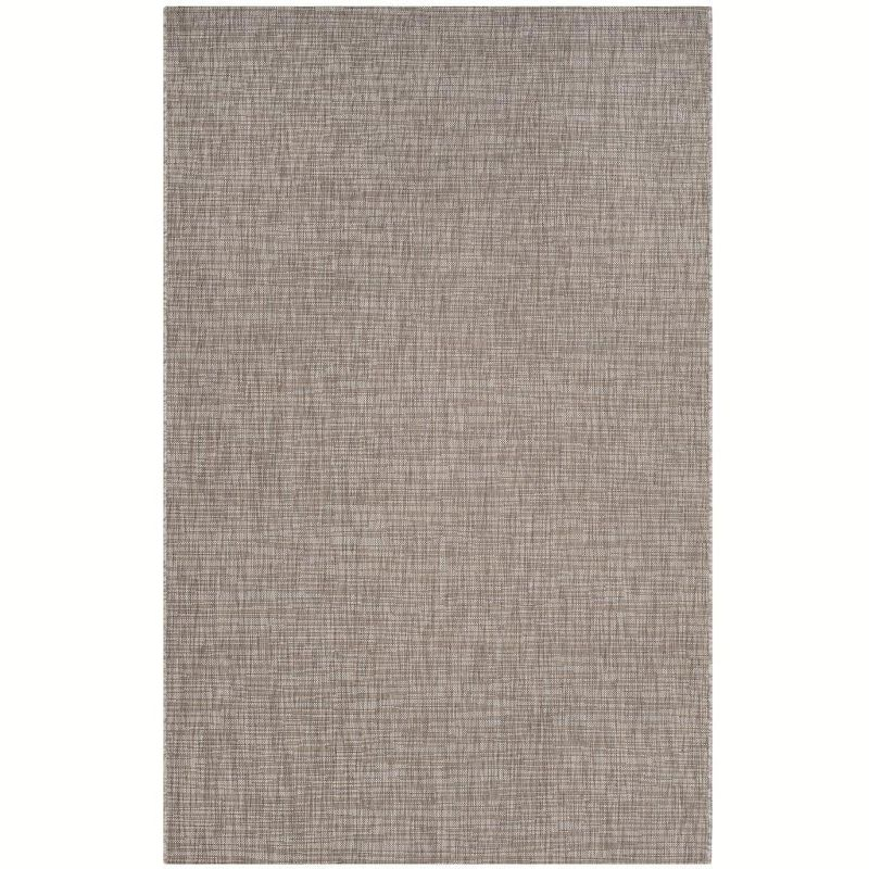 Courtyard CY8576 UV & Stain Resistant Non-Shedding Power Loomed Indoor/Outdoor Area Rug - Light Brown - 6'7"x9'6" - Safavieh