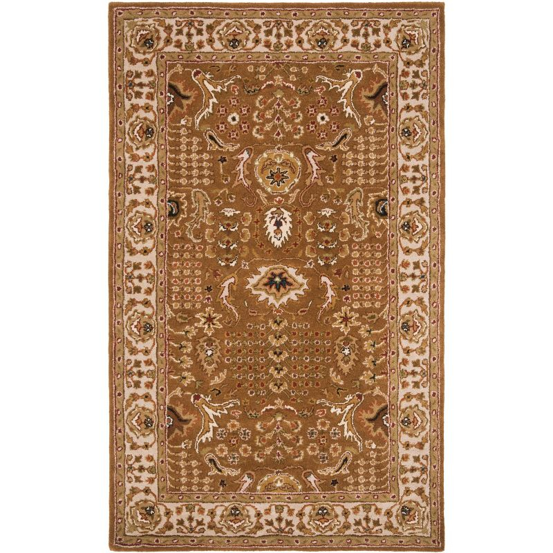 Chattooga Oriental Hand-Tufted Wool Gold Area Rug