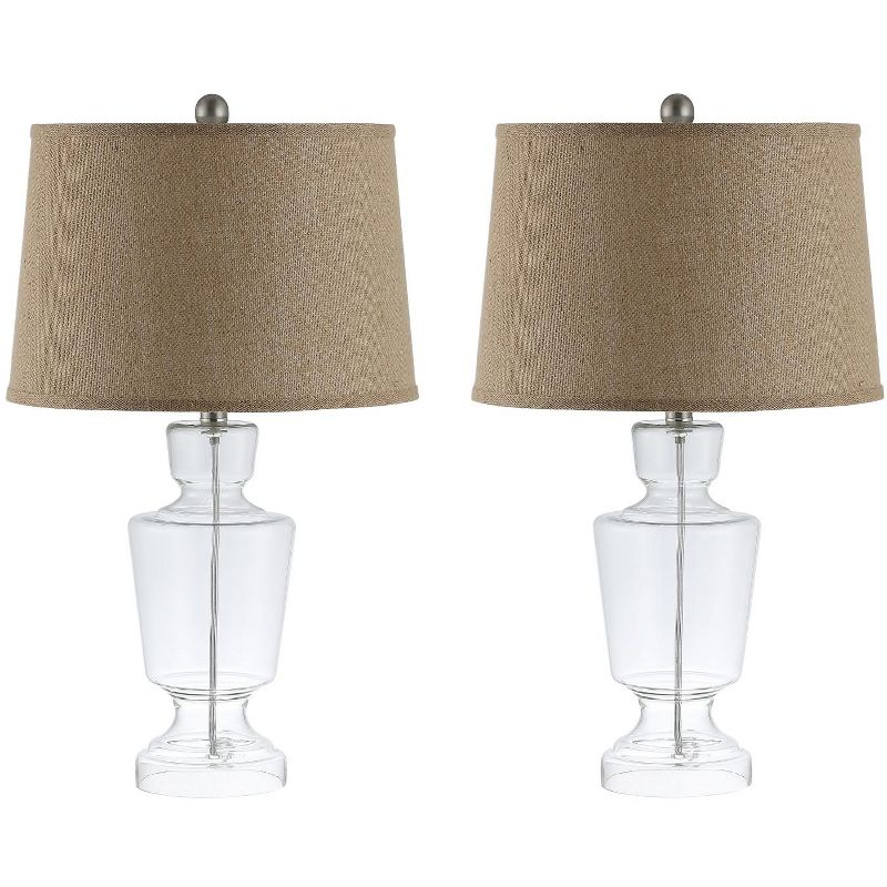 Amby Table Lamp (Set of 2) - 24 Inch Height - TBL4287 - Clear - Safavieh