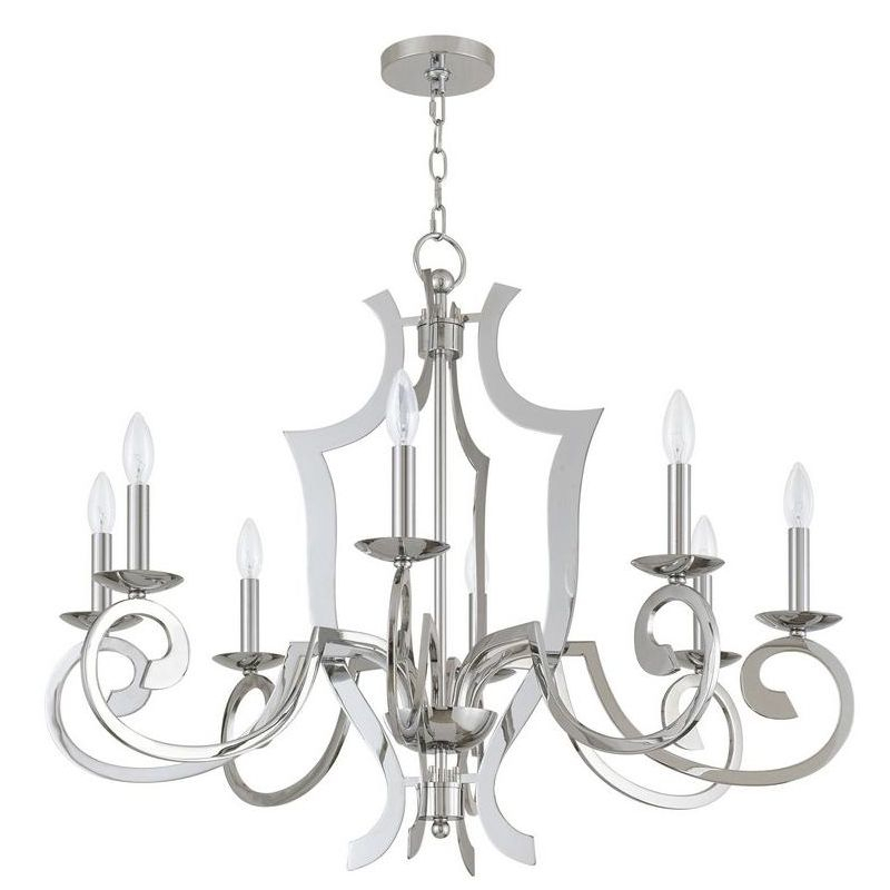 Livex Lighting Aldrich 8 - Light Chandelier in  Polished Chrome