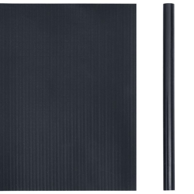 vidaXL Garden Privacy Screens 4 pcs PVC 114.8'x0.6' Matte Dark Gray