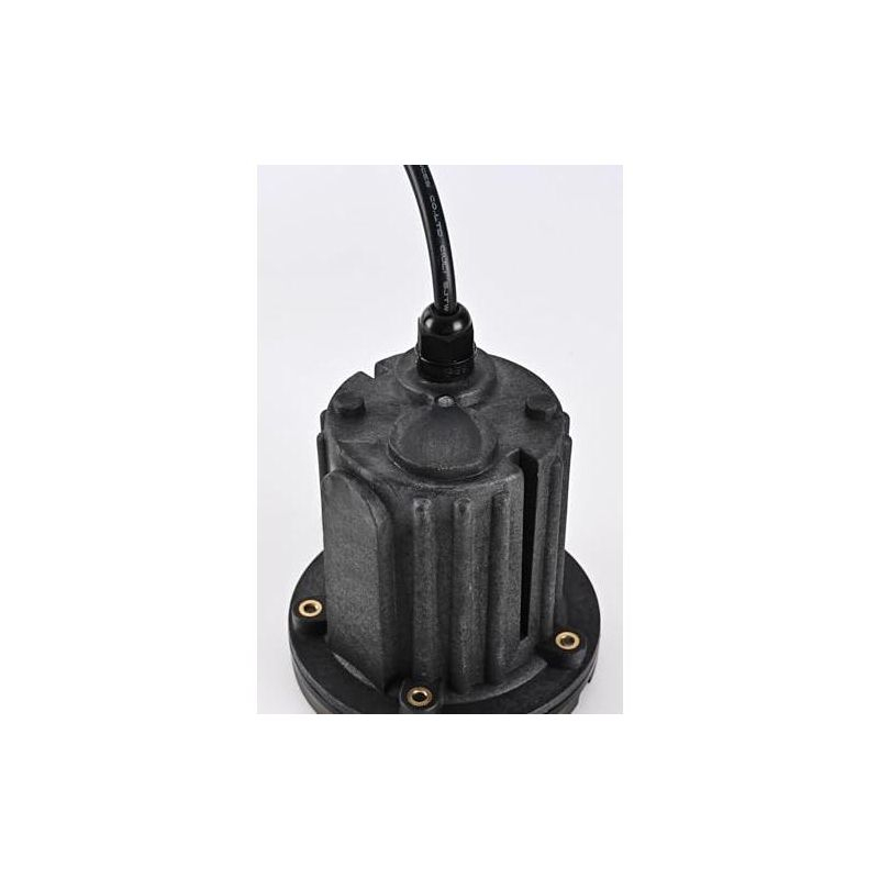 Elegant Lighting Well Light D5 H5.5Antique Brass clear Glass mr16 Halogen 35W/Led Gu5.3(Light Source Not Included)
