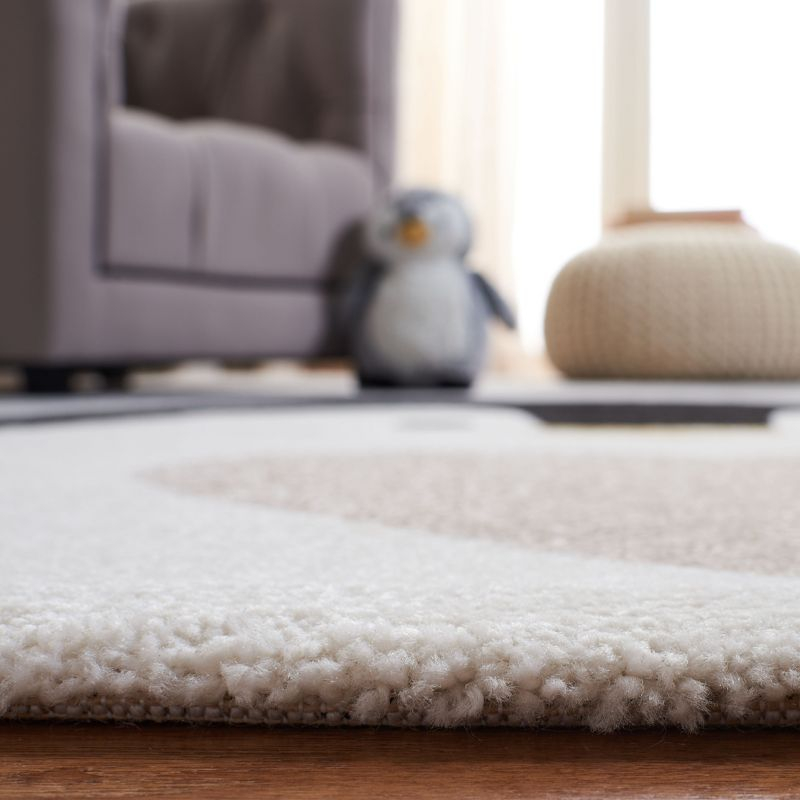 Carousel Kids CRK132 Power Loomed Runner Rug - Light Grey/Black - 2'x8' - Safavieh.