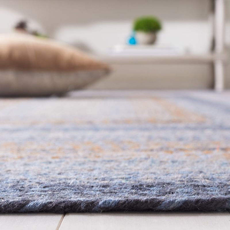 Braided BRD652 Flat Weave Indoor Runner Rug - Grey/Brown - 2'3"x8' - Safavieh