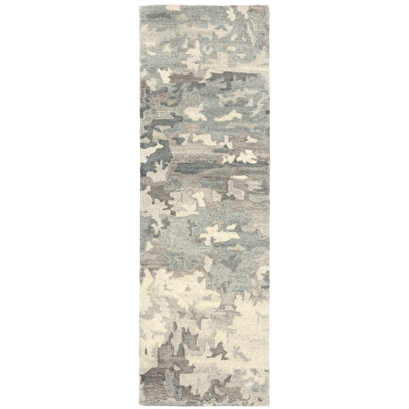 Oriental Weavers Anastasia 68006 Grey/ Charcoal Indoor Area Rug - 2'6" x 8'
