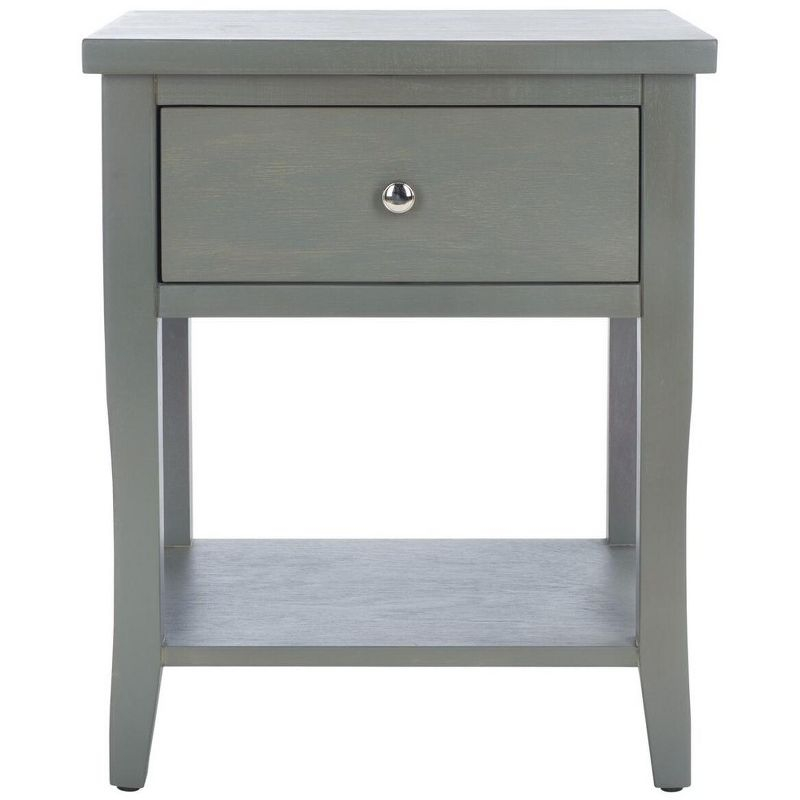 Coby Nightstand with Storage - Ash Grey - Safavieh.