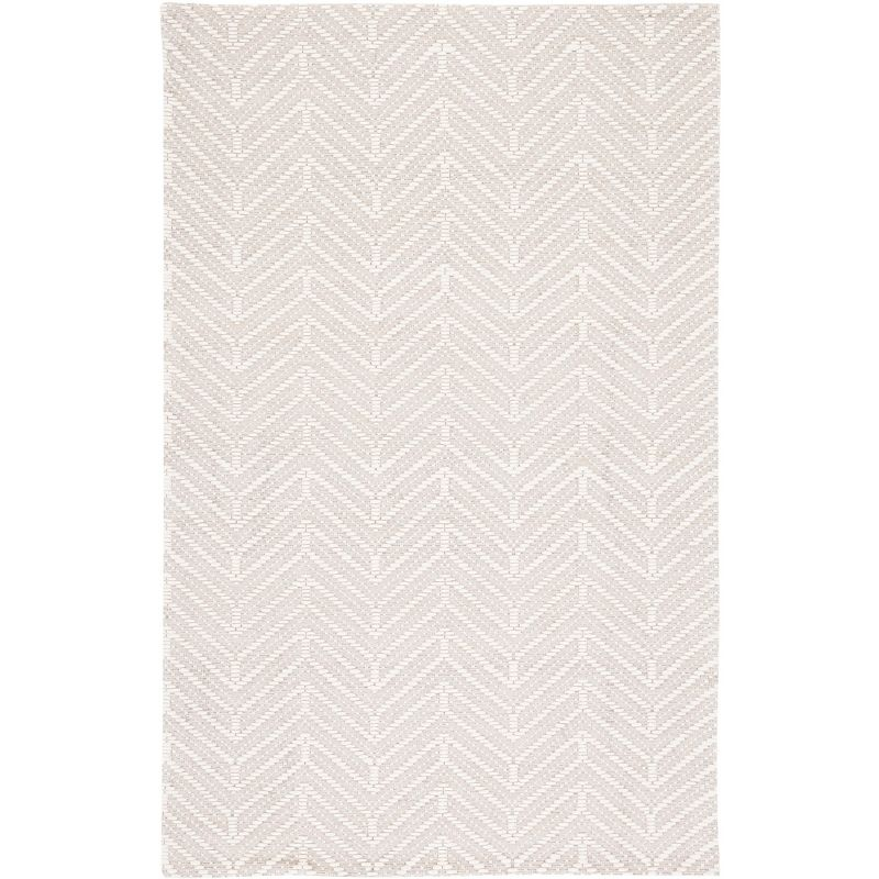 Marbella MRB324 Hand Woven Indoor Accent Rug - Ivory/Beige - 4'x6' - Safavieh