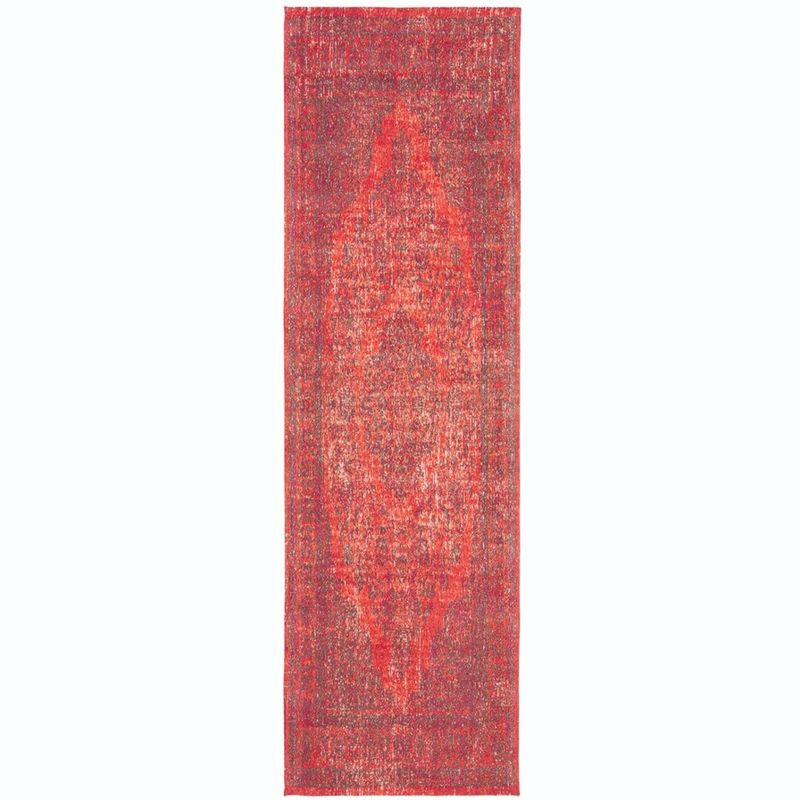 Classic Vintage CLV121 Loomed Indoor Runner Rug - Orange/Red - 2'4"x8' - Safavieh