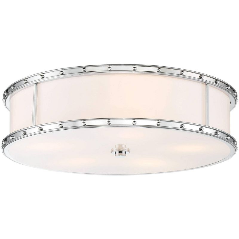 Minka Lavery With Etched Opal Led Flush Mount Light