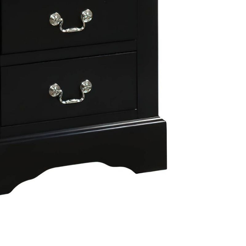 Acme Furniture Louis Philippe III Nightstand Black