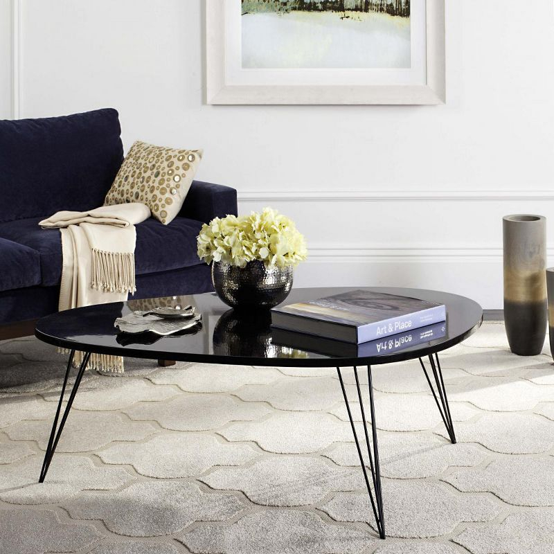 Wynton Coffee Table - Black/Black - Safavieh