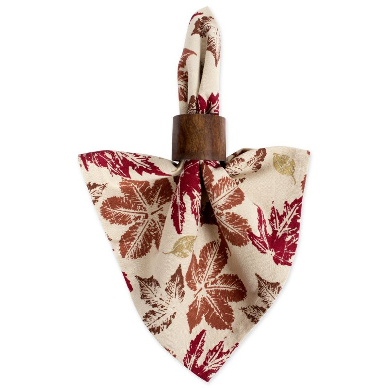 Design Imports Rustic Leaves Napkin (Set Of 6)