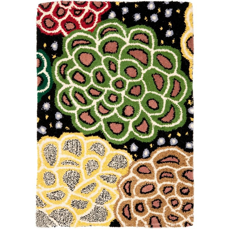 Soho SOH819 Hand Tufted Accent Contemporary Accent Rug - Black - 2' X 3' - Safavieh.
