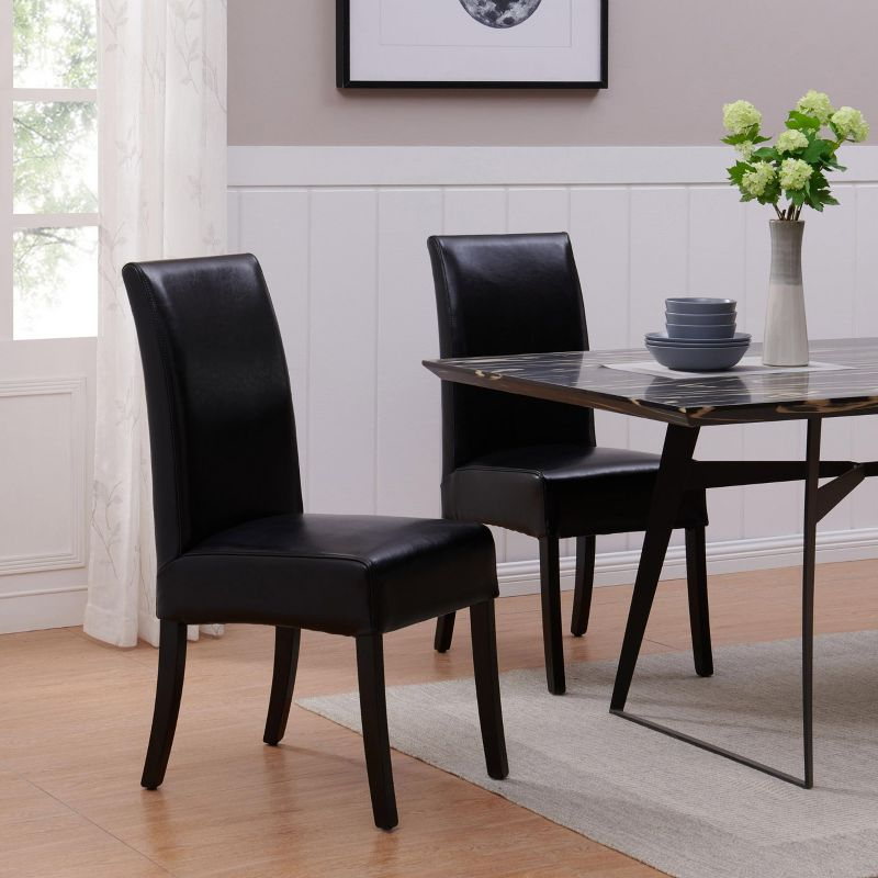 New Pacific Direct Valencia Bicast Leather Chair,Set of 2