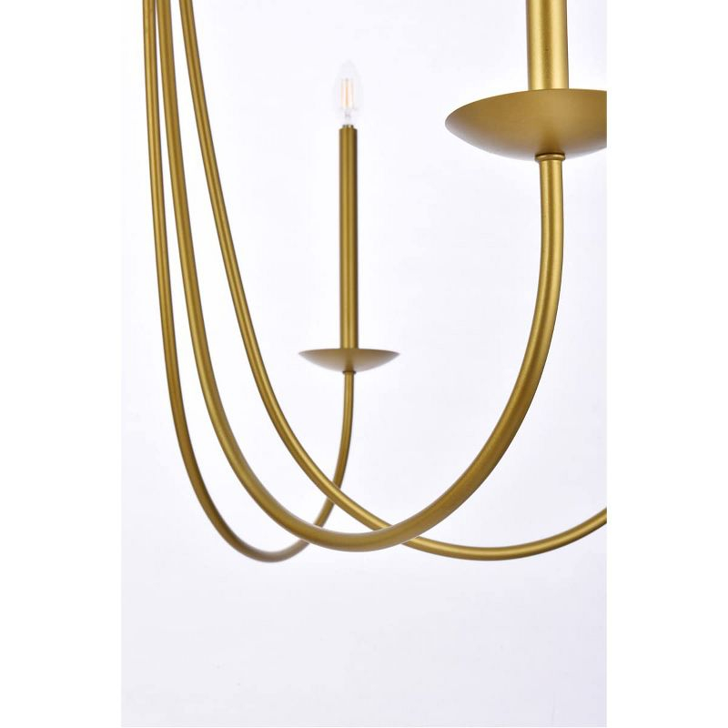 Elegant Lighting Cohen 42 inch pendant in brass