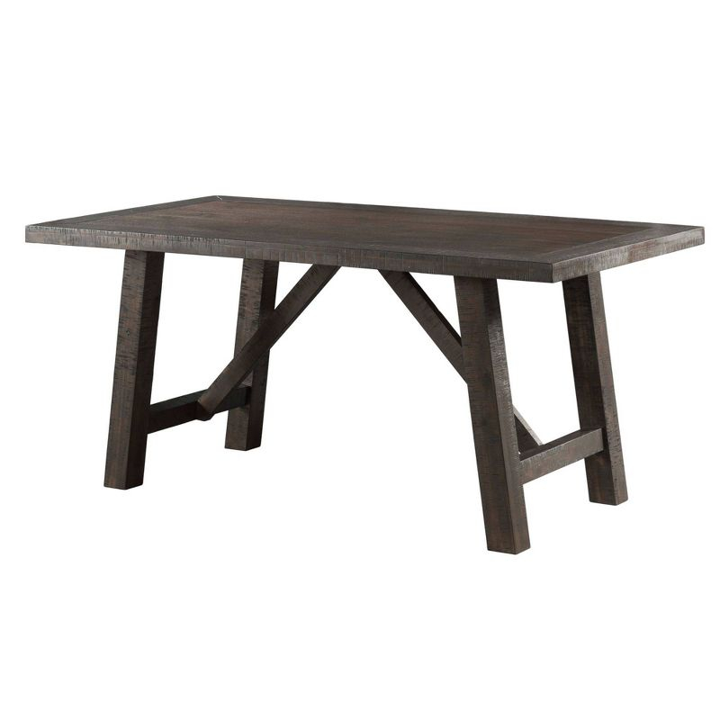 6pc Carter Dining Set Graphite Gray - Picket House Furnishings