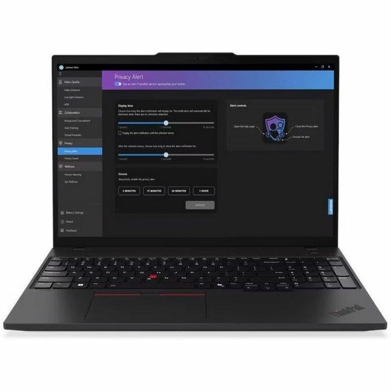 Lenovo ThinkPad T16 Gen 3 21MN005GUS 16" Touchscreen Laptop Computer - WUXGA - Intel Core Ultra 7 155U - 16 GB - 1 TB SSD - English Keyboard - Black