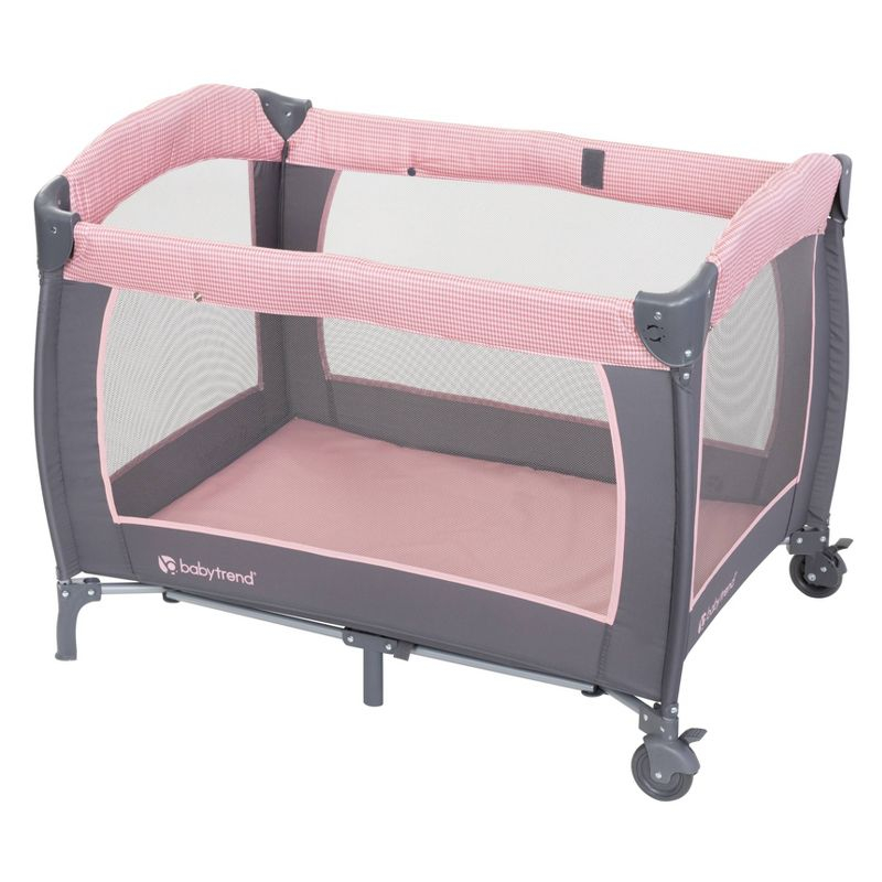 Baby Trend Lil Snooze Deluxe III Nursery Center Playard - Cozy Pink