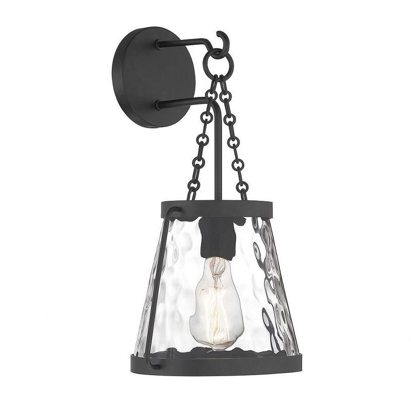 Savoy House Crawford 1 - Light Wall Light in  Matte Black