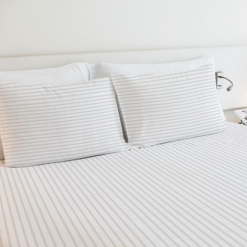 Luxury 600 Thread Count Bed Sheet Set - 100% Cotton Sheets, Cooling Sateen, Deep Pocket