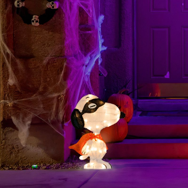 ProductWorks Peanuts 18in Peanuts LED PreLit Superhero Snoopy