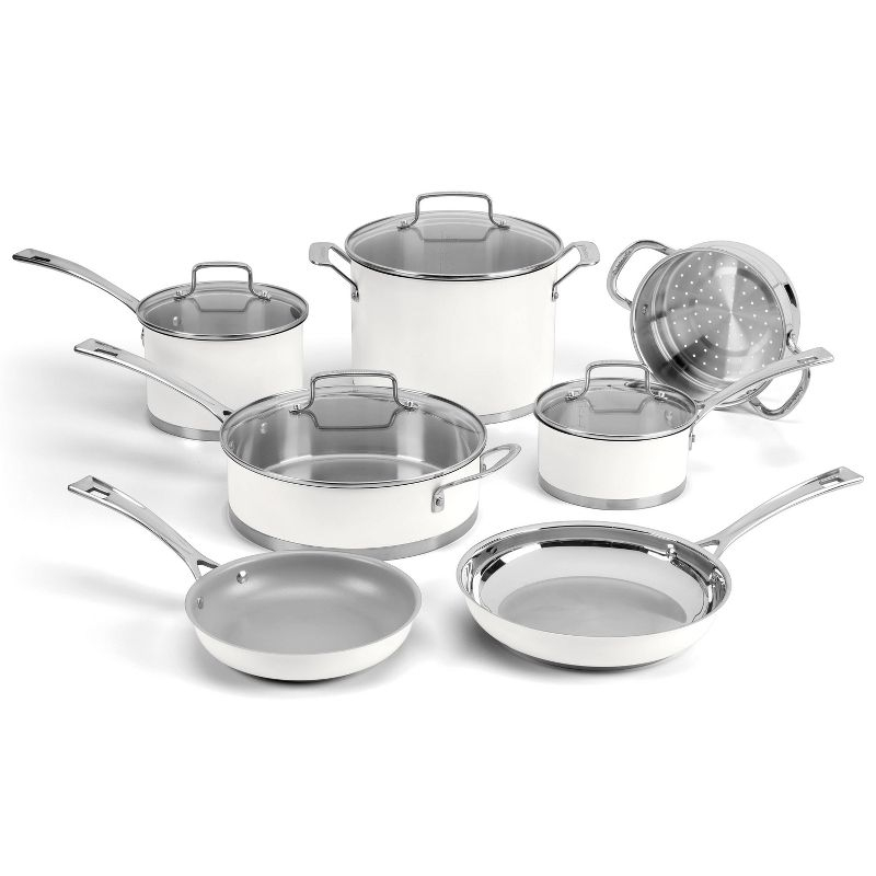 11Pc Matte White Set